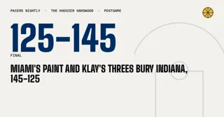 Miami's paint and Klay's threes bury Indiana, 145-125