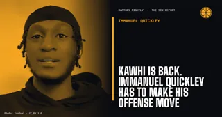 Kawhi Is Back. Immanuel Quickley Has to Make His Offense Move