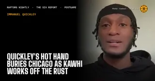Quickley's Hot Hand Buries Chicago as Kawhi Works Off the Rust