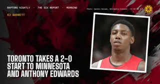 Toronto Takes a 2-0 Start to Minnesota and Anthony Edwards
