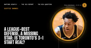 A League-Best Defense, a Missing Star: Is Toronto's 3-1 Start Real?