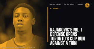 Rajakovic's No. 1 Defense Opens Toronto's Cup Run Against a Thin Orlando