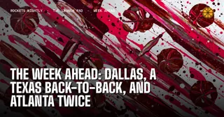 The Week Ahead: Dallas, a Texas Back-to-Back, and Atlanta Twice