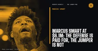 Marcus Smart at $6.1M: The Defense Is Paid For, the Jumper Is Not