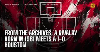 From the Archives: A Rivalry Born in 1981 Meets a 1-0 Houston
