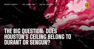 The Big Question: Does Houston's Ceiling Belong to Durant or Sengun?