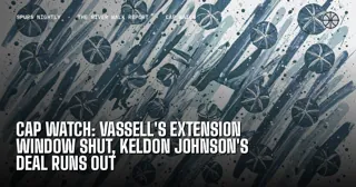 Cap Watch: Vassell's Extension Window Shut, Keldon Johnson's Deal Runs Out