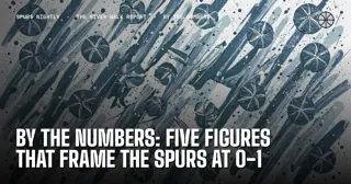 By the Numbers: Five Figures That Frame the Spurs at 0-1