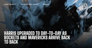 Harris Upgraded to Day-To-Day as Rockets and Mavericks Arrive Back to Back
