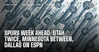 Spurs Week Ahead: Utah Twice, Minnesota Between, Dallas on ESPN