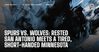 Spurs vs. Wolves: Rested San Antonio Meets a Tired, Short-Handed Minnesota