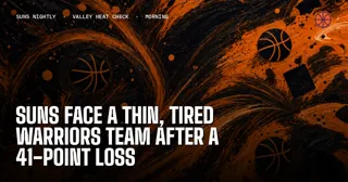 Suns Face a Thin, Tired Warriors Team After a 41-Point Loss