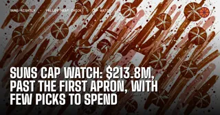 Suns Cap Watch: $213.8M, Past the First Apron, With Few Picks to Spend