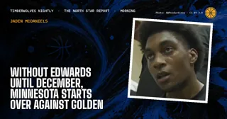 Without Edwards Until December, Minnesota Starts Over Against Golden State