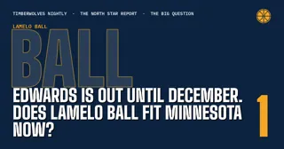 Edwards Is Out Until December. Does LaMelo Ball Fit Minnesota Now?