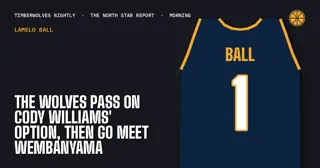 The Wolves Pass on Cody Williams' Option, Then Go Meet Wembanyama