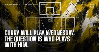 Curry Will Play Wednesday. The Question Is Who Plays With Him.