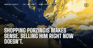 Shopping Porzingis Makes Sense. Selling Him Right Now Doesn't.