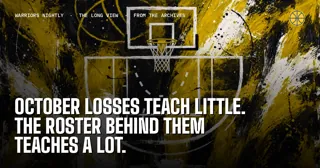 October Losses Teach Little. The Roster Behind Them Teaches a Lot.