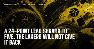A 24-Point Lead Shrank to Five. The Lakers Will Not Give It Back